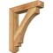 Ekena Millwork Imperial Craftsman Rough Sawn Bracket w/ Offset Brace, Western Red Cedar, 6"W x 28"D x 32"H BKT0604X28X32IMP04RWR - alternate 1